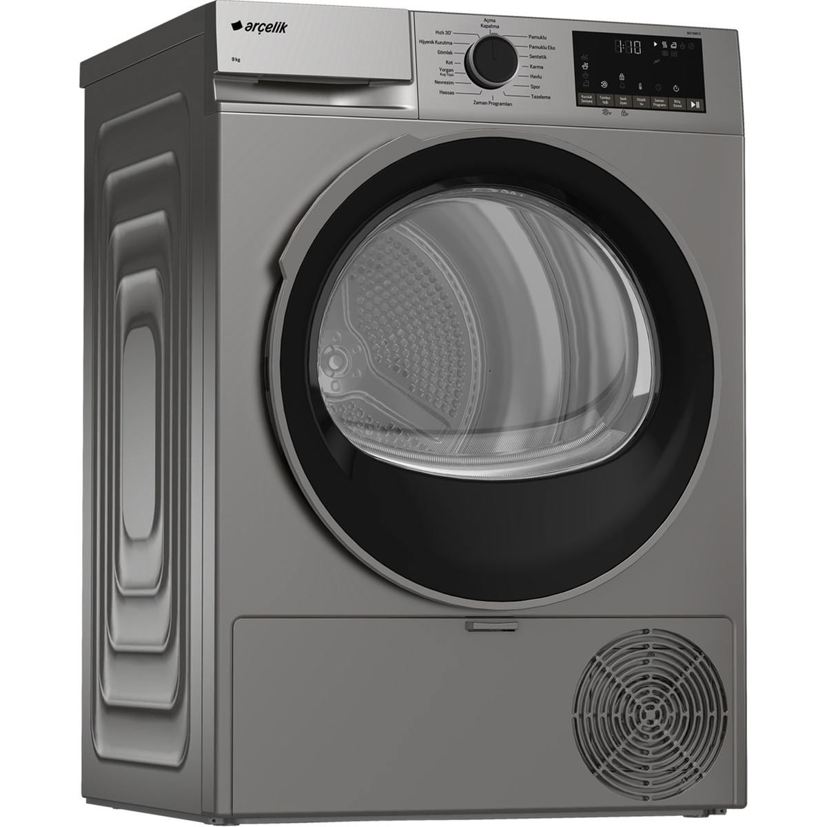 Arçelik 901 KMX S 9 Kg Kurutma Makinesi